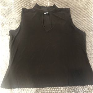 Woman’s dressy black shirt